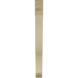 Ekena Millwork - BKTUR035X30X38FST01RCPR - Timberthane Faux Wood Funston Style Bracket, Traditional Ends, 3 1/2"W x 30"D x 38"H, Primed Tan