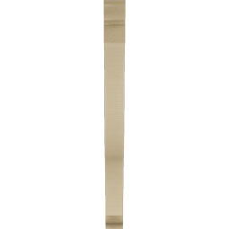 Ekena Millwork - BKTUR035X30X42FST01RCPR - Timberthane Faux Wood Funston Style Bracket, Traditional Ends, 3 1/2"W x 30"D x 42"H, Primed Tan