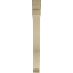 Ekena Millwork - BKTUR035X32X36FST01RCPR - Timberthane Faux Wood Funston Style Bracket, Traditional Ends, 3 1/2"W x 32"D x 36"H, Primed Tan