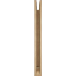 Ekena Millwork - BKTUR035X32X36FST01RCPR - Timberthane Faux Wood Funston Style Bracket, Traditional Ends, 3 1/2"W x 32"D x 36"H, Primed Tan