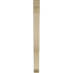 Ekena Millwork - BKTUR035X32X44FST01RCPR - Timberthane Faux Wood Funston Style Bracket, Traditional Ends, 3 1/2"W x 32"D x 44"H, Primed Tan