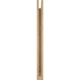 Ekena Millwork - BKTUR035X32X44FST01RCPR - Timberthane Faux Wood Funston Style Bracket, Traditional Ends, 3 1/2"W x 32"D x 44"H, Primed Tan