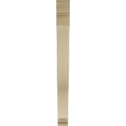 Ekena Millwork - BKTUR035X34X38FST01RCPR - Timberthane Faux Wood Funston Style Bracket, Traditional Ends, 3 1/2"W x 34"D x 38"H, Primed Tan