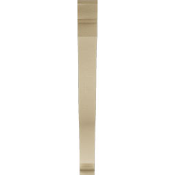 Ekena Millwork - BKTUR035X36X36FST01RCPR - Timberthane Faux Wood Funston Style Bracket, Traditional Ends, 3 1/2"W x 36"D x 36"H, Primed Tan