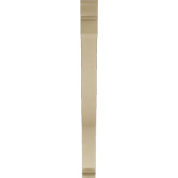 Ekena Millwork - BKTUR035X36X42FST01RCPR - Timberthane Faux Wood Funston Style Bracket, Traditional Ends, 3 1/2"W x 36"D x 42"H, Primed Tan