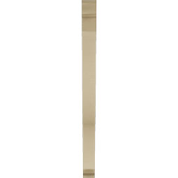 Ekena Millwork - BKTUR035X36X48FST01RCPR - Timberthane Faux Wood Funston Style Bracket, Traditional Ends, 3 1/2"W x 36"D x 48"H, Primed Tan