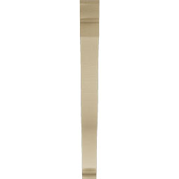 Ekena Millwork - BKTUR035X38X38FST01RCPR - Timberthane Faux Wood Funston Style Bracket, Traditional Ends, 3 1/2"W x 38"D x 38"H, Primed Tan