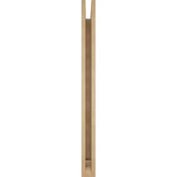 Ekena Millwork - BKTUR035X38X44FST01RCPR - Timberthane Faux Wood Funston Style Bracket, Traditional Ends, 3 1/2"W x 38"D x 44"H, Primed Tan