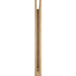 Ekena Millwork - BKTUR035X40X40FST01RCPR - Timberthane Faux Wood Funston Style Bracket, Traditional Ends, 3 1/2"W x 40"D x 40"H, Primed Tan