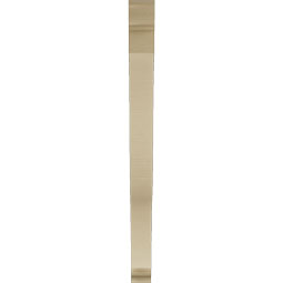 Ekena Millwork - BKTUR035X40X44FST01RCPR - Timberthane Faux Wood Funston Style Bracket, Traditional Ends, 3 1/2"W x 40"D x 44"H, Primed Tan