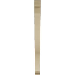 Ekena Millwork - BKTUR035X40X48FST01RCPR - Timberthane Faux Wood Funston Style Bracket, Traditional Ends, 3 1/2"W x 40"D x 48"H, Primed Tan