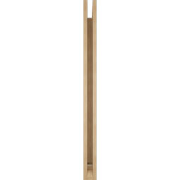 Ekena Millwork - BKTUR035X42X48FST01RCPR - Timberthane Faux Wood Funston Style Bracket, Traditional Ends, 3 1/2"W x 42"D x 48"H, Primed Tan