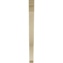 Ekena Millwork - BKTUR035X48X48FST01RCPR - Timberthane Faux Wood Funston Style Bracket, Traditional Ends, 3 1/2"W x 48"D x 48"H, Primed Tan