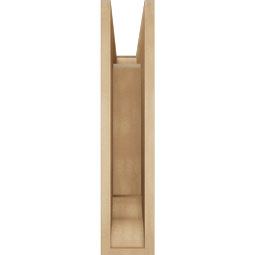 Ekena Millwork - BKTUR055X18X26FST01RCPR - Timberthane Faux Wood Funston Style Bracket, Traditional Ends, 5 1/2"W x 18"D x 26"H, Primed Tan
