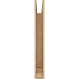 Ekena Millwork - BKTUR055X32X44FST01RCPR - Timberthane Faux Wood Funston Style Bracket, Traditional Ends, 5 1/2"W x 32"D x 44"H, Primed Tan