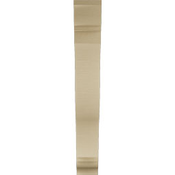 Ekena Millwork - BKTUR055X34X40FST01RCPR - Timberthane Faux Wood Funston Style Bracket, Traditional Ends, 5 1/2"W x 34"D x 40"H, Primed Tan