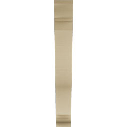 Ekena Millwork - BKTUR055X34X42FST01RCPR - Timberthane Faux Wood Funston Style Bracket, Traditional Ends, 5 1/2"W x 34"D x 42"H, Primed Tan