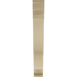 Ekena Millwork - BKTUR055X36X42FST01RCPR - Timberthane Faux Wood Funston Style Bracket, Traditional Ends, 5 1/2"W x 36"D x 42"H, Primed Tan