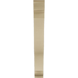 Ekena Millwork - BKTUR055X36X44FST01RCPR - Timberthane Faux Wood Funston Style Bracket, Traditional Ends, 5 1/2"W x 36"D x 44"H, Primed Tan