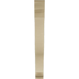Ekena Millwork - BKTUR055X40X48FST01RCPR - Timberthane Faux Wood Funston Style Bracket, Traditional Ends, 5 1/2"W x 40"D x 48"H, Primed Tan
