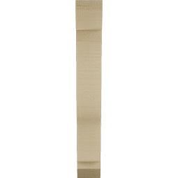 Ekena Millwork - BKTUR035X14X26FST06RCPR - Timberthane Faux Wood Funston Style Bracket, Slat Ends, 3 1/2"W x 14"D x 26"H, Primed Tan