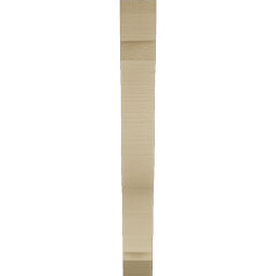 Ekena Millwork - BKTUR035X22X30FST06RCPR - Timberthane Faux Wood Funston Style Bracket, Slat Ends, 3 1/2"W x 22"D x 30"H, Primed Tan
