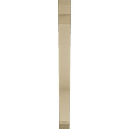 Ekena Millwork - BKTUR035X28X40FST06RCPR - Timberthane Faux Wood Funston Style Bracket, Slat Ends, 3 1/2"W x 28"D x 40"H, Primed Tan