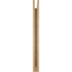 Ekena Millwork - BKTUR035X32X40FST06RCPR - Timberthane Faux Wood Funston Style Bracket, Slat Ends, 3 1/2"W x 32"D x 40"H, Primed Tan