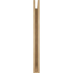 Ekena Millwork - BKTUR035X34X40FST06RCPR - Timberthane Faux Wood Funston Style Bracket, Slat Ends, 3 1/2"W x 34"D x 40"H, Primed Tan