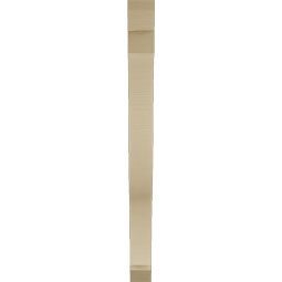 Ekena Millwork - BKTUR035X34X42FST06RCPR - Timberthane Faux Wood Funston Style Bracket, Slat Ends, 3 1/2"W x 34"D x 42"H, Primed Tan