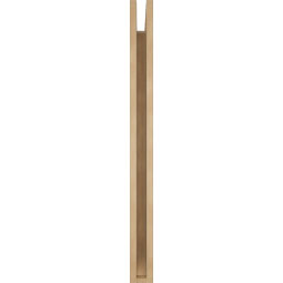Ekena Millwork - BKTUR035X34X42FST06RCPR - Timberthane Faux Wood Funston Style Bracket, Slat Ends, 3 1/2"W x 34"D x 42"H, Primed Tan