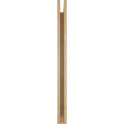 Ekena Millwork - BKTUR035X34X46FST06RCPR - Timberthane Faux Wood Funston Style Bracket, Slat Ends, 3 1/2"W x 34"D x 46"H, Primed Tan