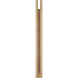Ekena Millwork - BKTUR035X36X40FST06RCPR - Timberthane Faux Wood Funston Style Bracket, Slat Ends, 3 1/2"W x 36"D x 40"H, Primed Tan