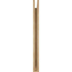 Ekena Millwork - BKTUR035X36X42FST06RCPR - Timberthane Faux Wood Funston Style Bracket, Slat Ends, 3 1/2"W x 36"D x 42"H, Primed Tan