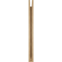 Ekena Millwork - BKTUR035X36X44FST06RCPR - Timberthane Faux Wood Funston Style Bracket, Slat Ends, 3 1/2"W x 36"D x 44"H, Primed Tan
