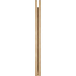 Ekena Millwork - BKTUR035X36X48FST06RCPR - Timberthane Faux Wood Funston Style Bracket, Slat Ends, 3 1/2"W x 36"D x 48"H, Primed Tan