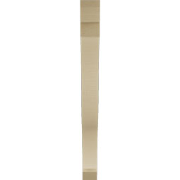 Ekena Millwork - BKTUR035X38X38FST06RCPR - Timberthane Faux Wood Funston Style Bracket, Slat Ends, 3 1/2"W x 38"D x 38"H, Primed Tan