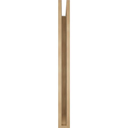 Ekena Millwork - BKTUR035X38X38FST06RCPR - Timberthane Faux Wood Funston Style Bracket, Slat Ends, 3 1/2"W x 38"D x 38"H, Primed Tan