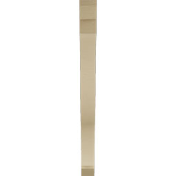 Ekena Millwork - BKTUR035X38X42FST06RCPR - Timberthane Faux Wood Funston Style Bracket, Slat Ends, 3 1/2"W x 38"D x 42"H, Primed Tan