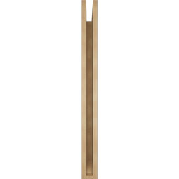 Ekena Millwork - BKTUR035X40X40FST06RCPR - Timberthane Faux Wood Funston Style Bracket, Slat Ends, 3 1/2"W x 40"D x 40"H, Primed Tan