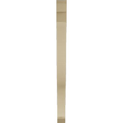 Ekena Millwork - BKTUR035X40X48FST06RCPR - Timberthane Faux Wood Funston Style Bracket, Slat Ends, 3 1/2"W x 40"D x 48"H, Primed Tan