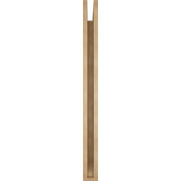 Ekena Millwork - BKTUR035X42X42FST06RCPR - Timberthane Faux Wood Funston Style Bracket, Slat Ends, 3 1/2"W x 42"D x 42"H, Primed Tan