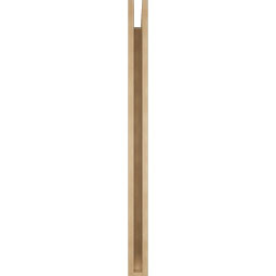 Ekena Millwork - BKTUR035X42X48FST06RCPR - Timberthane Faux Wood Funston Style Bracket, Slat Ends, 3 1/2"W x 42"D x 48"H, Primed Tan