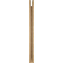 Ekena Millwork - BKTUR035X44X48FST06RCPR - Timberthane Faux Wood Funston Style Bracket, Slat Ends, 3 1/2"W x 44"D x 48"H, Primed Tan