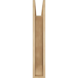 Ekena Millwork - BKTUR055X22X34FST06RCPR - Timberthane Faux Wood Funston Style Bracket, Slat Ends, 5 1/2"W x 22"D x 34"H, Primed Tan