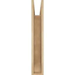 Ekena Millwork - BKTUR055X26X34FST06RCPR - Timberthane Faux Wood Funston Style Bracket, Slat Ends, 5 1/2"W x 26"D x 34"H, Primed Tan