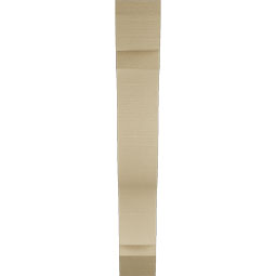 Ekena Millwork - BKTUR055X30X38FST06RCPR - Timberthane Faux Wood Funston Style Bracket, Slat Ends, 5 1/2"W x 30"D x 38"H, Primed Tan