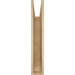Ekena Millwork - BKTUR055X32X32FST06RCPR - Timberthane Faux Wood Funston Style Bracket, Slat Ends, 5 1/2"W x 32"D x 32"H, Primed Tan