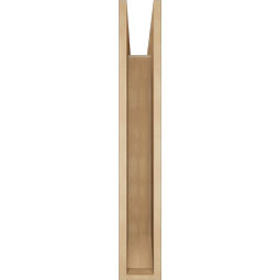 Ekena Millwork - BKTUR055X32X36FST06RCPR - Timberthane Faux Wood Funston Style Bracket, Slat Ends, 5 1/2"W x 32"D x 36"H, Primed Tan