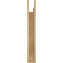 Ekena Millwork - BKTUR055X32X38FST06RCPR - Timberthane Faux Wood Funston Style Bracket, Slat Ends, 5 1/2"W x 32"D x 38"H, Primed Tan